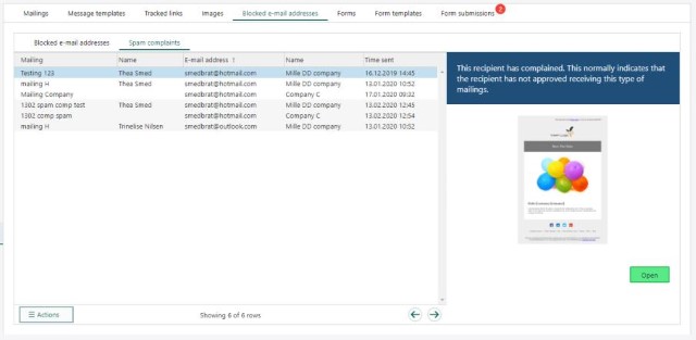 Marketing -screenshot